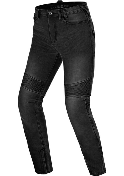 Shima Zenith Korumalı Kadın Motosiklet Pantolonu Siyah