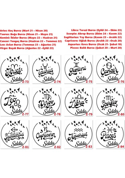 Kişiye Özel Burç Temalı Doğum Günü Hediyesi Kupa Bardak ve 3 Adet Şans Kurabiyesi indirimleri