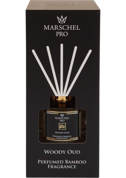 Marshel Pro Woody Oud Çubuklu Koku Cam Şişe 50 ml