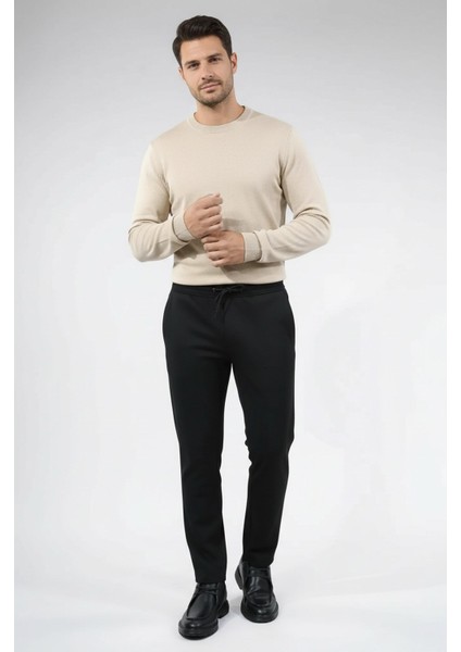 Venüs Overseyst Lastikli Siyah Pantolon modelleri