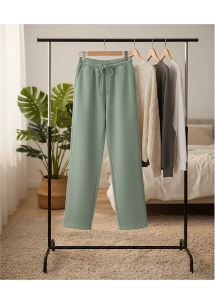 3 Iplik Şardonlu Lastik Paça Eşofman Mint P510439 fiyatları