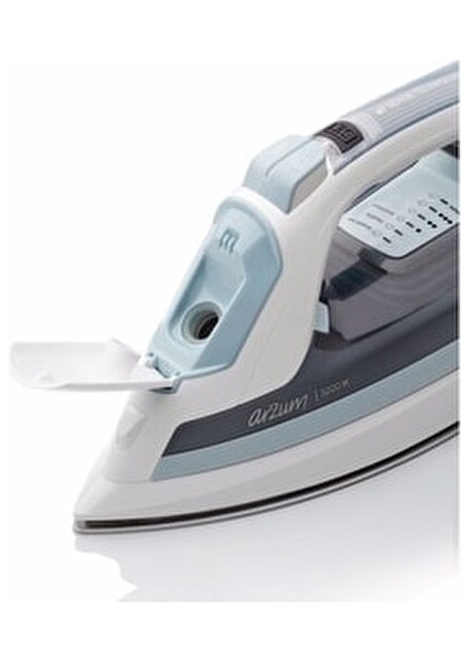 AR6018 Health Tech Buharlı Ütü 100 gr/dk Şok Buhar Özelliğiyle Bej Renk Akrilik Taban