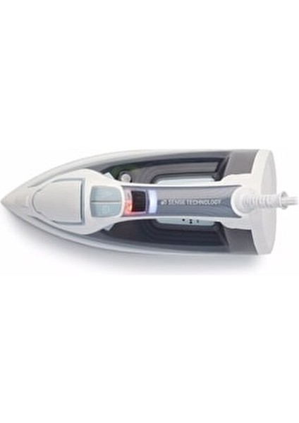 AR6018 Health Tech Buharlı Ütü 100 gr/dk Şok Buhar Özelliğiyle Bej Renk Akrilik Taban