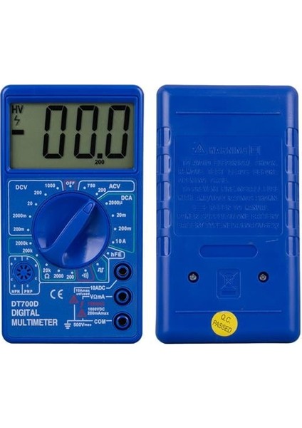 DT700D Display Multimetre Ölçü Aleti