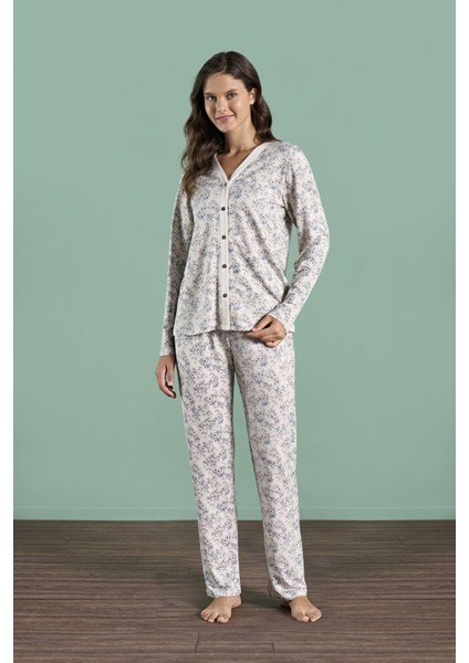 Uzun Kollu Önden Düğmeli Pijama Takım fiyatları