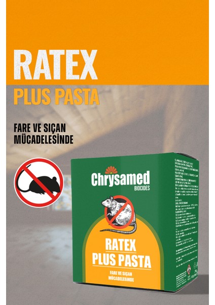 Ratex Plus PASTA100 gr Fare İlacı