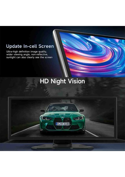 DEX1085 10.26″ Taşınabilir Kablosuz Carplay Android Auto Ekran Evrensel Araç & Plug-And-Play Multimedya Ünitesi modelleri
