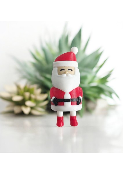 Sürpriz Gizli Bacaklı Şirin Noel Baba Figürü - 2 Adet fiyatları