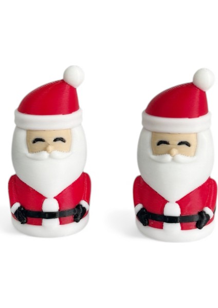 Sürpriz Gizli Bacaklı Şirin Noel Baba Figürü - 2 Adet modelleri
