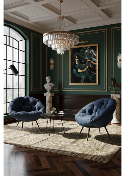 Premium Tekli Berjer Koltuk – Geniş Oturum Alanı | Tv & Dinlenme Koltuğu | Şık Modern Tasarım | Ortopedik Destekli Konfor – Lacivert fiyatları