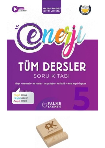 Palme 5. Sınıf Enerji Maarif Tüm Dersler(Matematik Fen Türkçe Sosyal Din Ingilizce) Soru Bankası