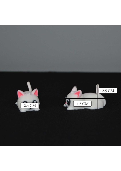 3D Oturan Sevimli Kedi Küçük Dekoratif Figür ve Süs fiyatları