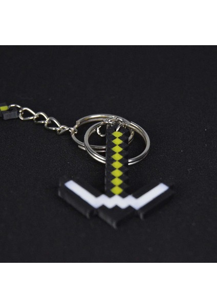 3D Minecraft Kazma Model Çanta Süsü ve Anahtarlık fırsatları