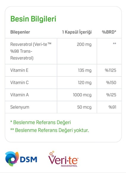 Suda Resveratrol 200 Mg 60 Kapsül modelleri