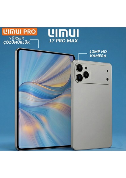 Lımuı Pro I Tab I17 Pro Max 10.1” Full Hd / Android 15.0 / 8000 Mah