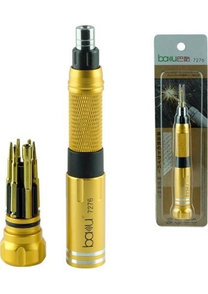 Baku BK-7276 Hassas 6 Uçlu Tornavida Seti