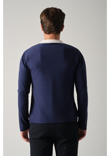 Erkek Çizgili Triko Gömlek