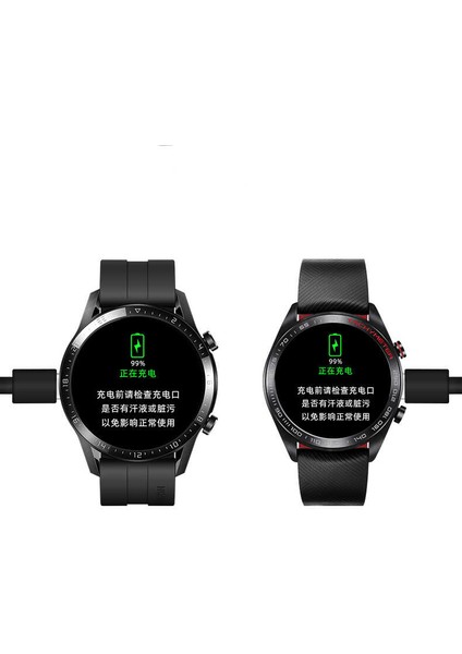 Siyah Huawei Gt2 46MM USB Şarj Kablosu