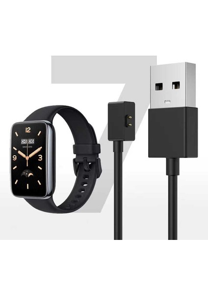 Siyah Xiaomi Mi Band 7 Pro USB Şarj Kablosu modelleri