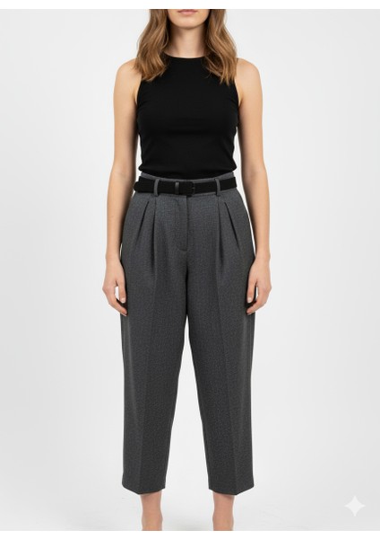 72198 Kemerli Culotte Pantolon