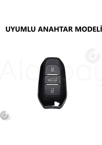 Peugeot 208 308 508 2008 3008 5008 Renkli Silikon Anahtar Kılıfı (Sustasız) fiyatları