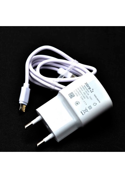 ​zore Metro Serisi ZR-TC01 Micro 2 In 1 Şarj Seti - Beyaz modelleri