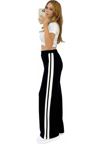Lady Şeritli Pantolon