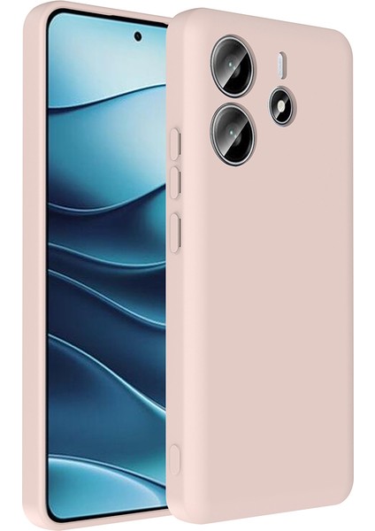 Redmi Note 14 4g Kılıf Kamera Korumalı Kartlık Hazneli Akre Vitra Kapak - Pembe