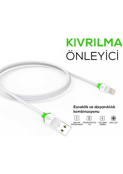 Beyaz LS32 Type-C USB Kablo