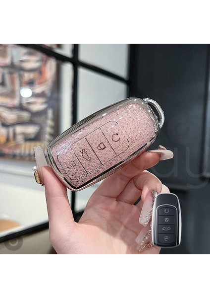 Chery Tiggo 8 Pro Max Tiggo 7 Pro Max Omoda 5 Pro Jaecoo Elmas Desenli Tpu Anahtar Kılıfı modelleri