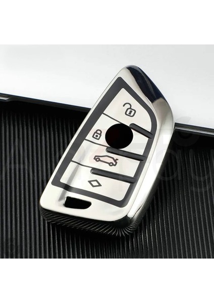 Bmw 1 3 5 6 7 Serisi G32 G30 G20 G11 & X1 X3 X5 X6 X7 & Z4 M Parlak Tpu Anahtar Kılıfı