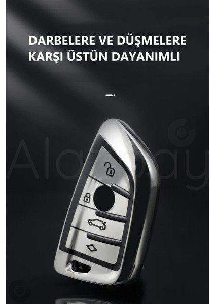 Bmw 1 3 5 6 7 Serisi G32 G30 G20 G11 & X1 X3 X5 X6 X7 & Z4 M Parlak Tpu Anahtar Kılıfı modelleri