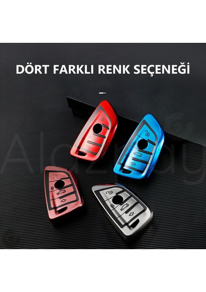 Bmw 1 3 5 6 7 Serisi G32 G30 G20 G11 & X1 X3 X5 X6 X7 & Z4 M Parlak Tpu Anahtar Kılıfı