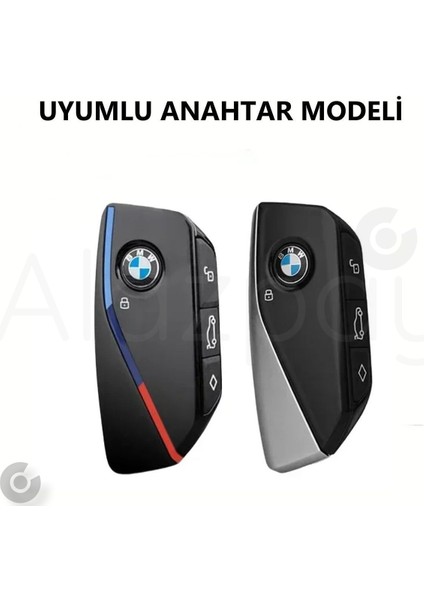 Bmw I7 I5 I4 Ix X1 X5 X6 X7 Xm 2 3 4 5 7 Serisi G07 F98 G70 G09 Silikon Desenli Anahtar Kılıfı fiyatları