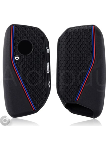 Bmw I7 I5 I4 Ix X1 X5 X6 X7 Xm 2 3 4 5 7 Serisi G07 F98 G70 G09 Silikon Desenli Anahtar Kılıfı fırsatları