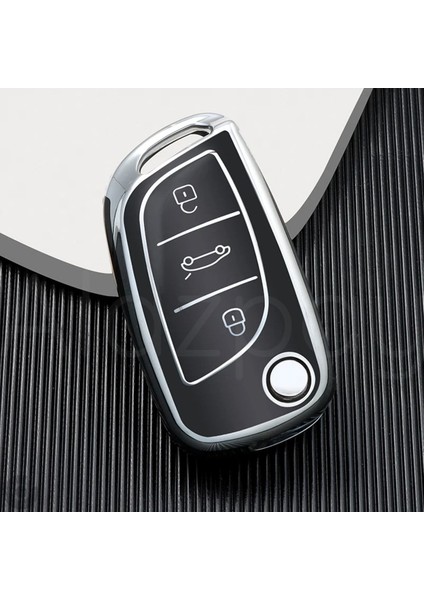 Peugeot 107 207 307 407 308 408 3008 5008 Tpu Anahtar Kılıfı (Sustalı)