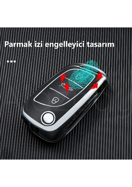 Peugeot 107 207 307 407 308 408 3008 5008 Tpu Anahtar Kılıfı (Sustalı) fırsatları