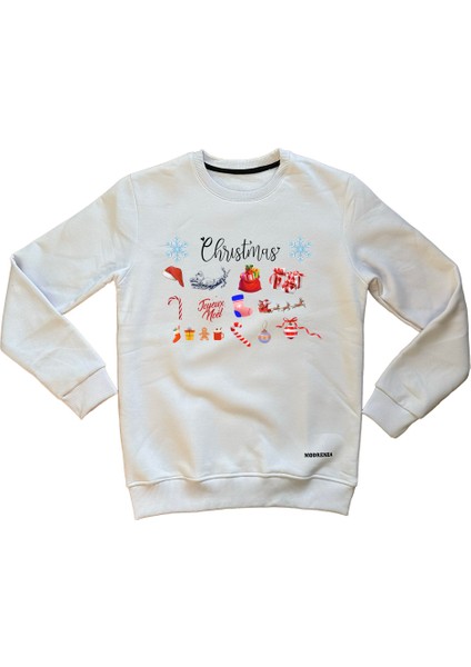 Yılbaşı Temalı Unisex Sweatshirt fiyatları