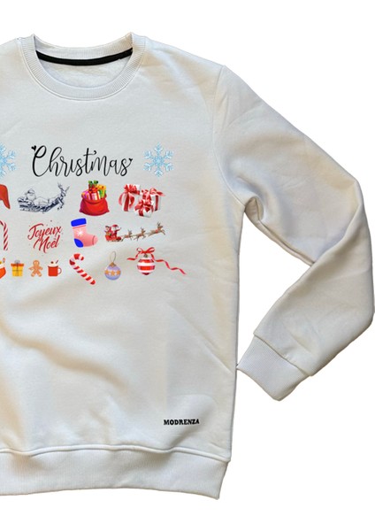 Yılbaşı Temalı Unisex Sweatshirt fırsatları