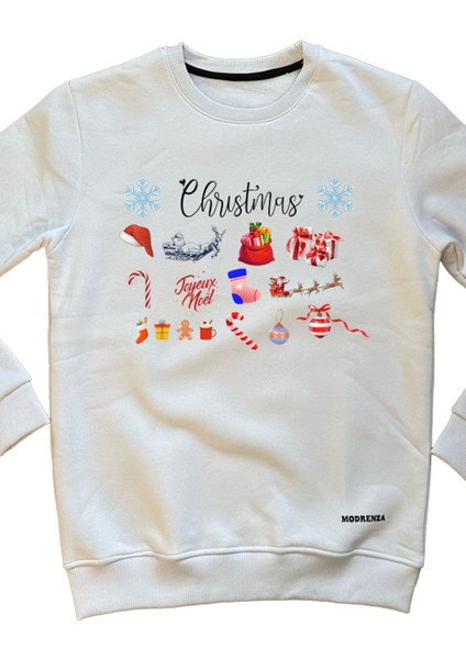 Yılbaşı Temalı Unisex Sweatshirt indirimleri