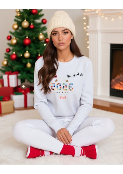Yılbaşı Temalı Unisex Sweatshirt