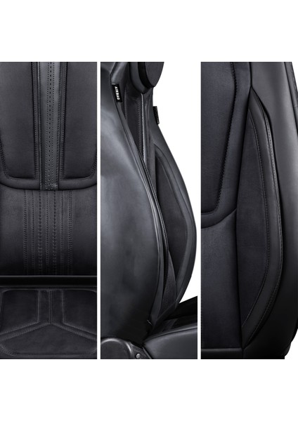 Fs Deri Serisi Lexus Is 2019 Sonrası Ile Uyumlu Takmatik Kılıf, Siyah