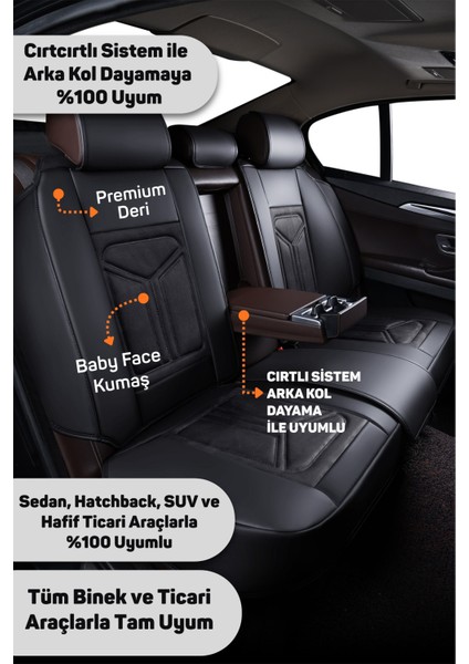 Fs Deri Serisi Lexus Rx 2003-2009 Ile Uyumlu Takmatik Kılıf, Siyah
