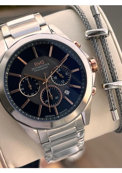 Rms Romanson Iç Fonksiyonları Aktif Italyan Tasarım Bileklik Hediyeli 5 Atm Erkek Kol Saati G1577.09