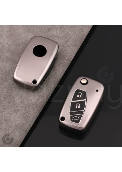 Fiat Fiorino Iveco Ducato Doblo Linea Punto Stilo Titan Gri Tpu Anahtar Kılıfı modelleri