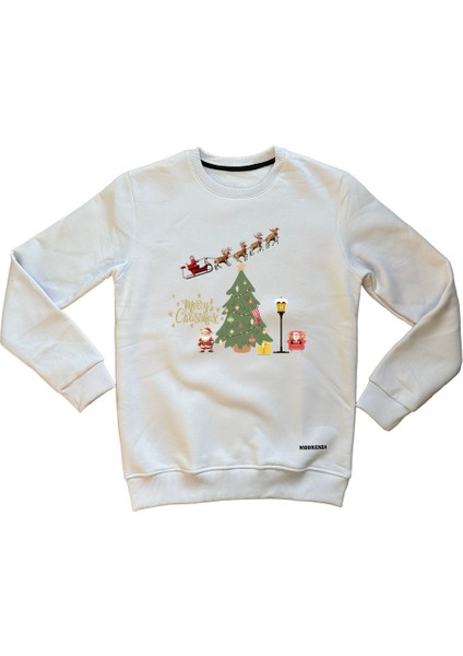 Yılbaşı Temalı Unisex Sweatshirt