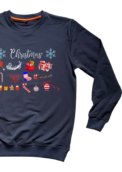 Yılbaşı Temalı Unisex Sweatshirt fiyatları