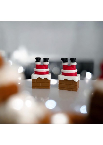 Bacaya Sıkışan Noel Baba Clicker - Mekanik Switchli Stres Oyuncağı modelleri