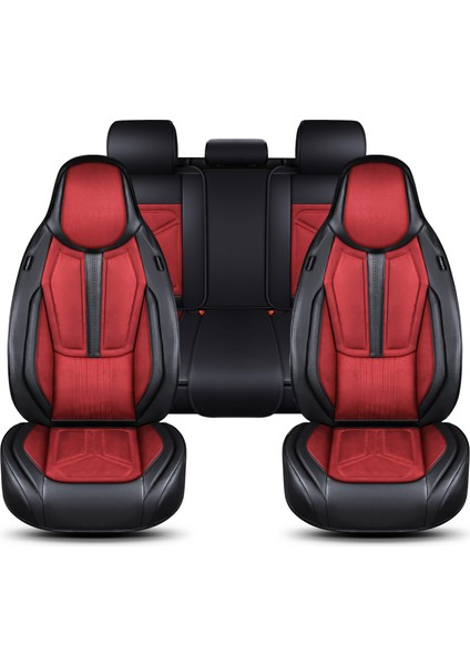 Fs Deri Serisi Chevrolet Orlando 2011-2014 Ile Uyumlu Takmatik Kılıf, Kırmızı