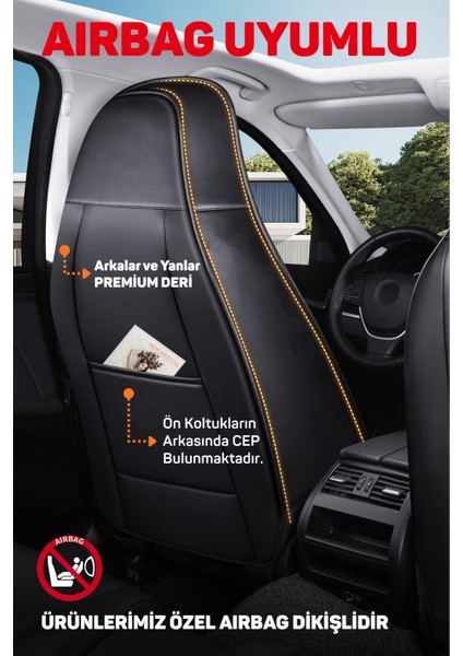 Fs Deri Serisi Chevrolet Malibu 2012-2015 Ile Uyumlu Takmatik Kılıf, Gri indirimleri